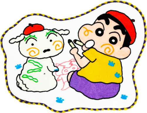 クレヨンしんちゃん 原作35周年 ダイカットタオル | クレヨン